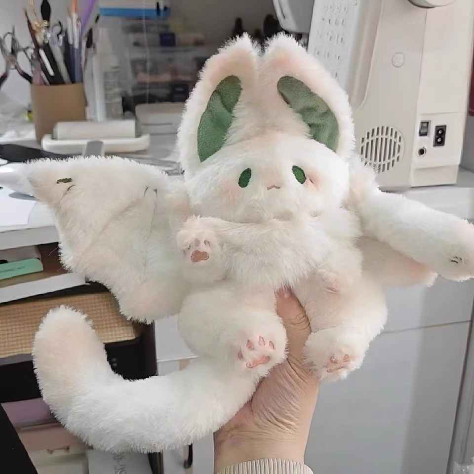 Flying Rabbit plushie Boneka Beruang Kelinci Mainan Mewah Boneka Kelelawar Boneka Kelinci Hadiah Ulang Tahun