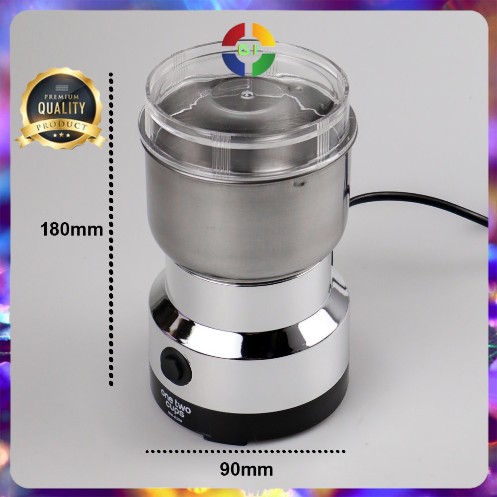 Penggiling Kopi Electric Coffee Grinder 150W  Silver