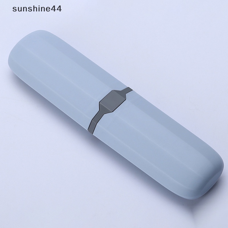 Sunshine Kotak Tempat Sikat Gigi Portable Perjalanan Luar Ruangan Camping Toothbrush Storage Organizer Case Aksesoris Kamar Mandi Kotak Odol ID