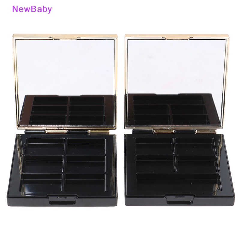 Newbaby5/6grids Kosong Palet Makeup Ditekan Eyeshadow Blush Lip Gloss Lip Case ID