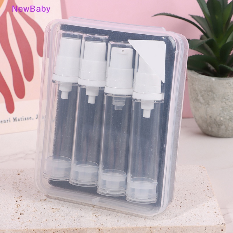 Newbaby 3/4Pcs 5ml 10ml Portable Travel Sub-Botol Set Plastik Lotion Botol ID