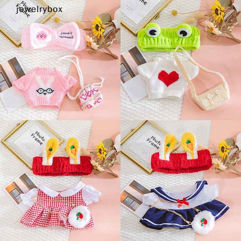 [jewelrybox] Untuk Boneka Bebek 30 cm Baju Mainan Mewah Boneka Pakaian Rambut Band Aksesoris Butik