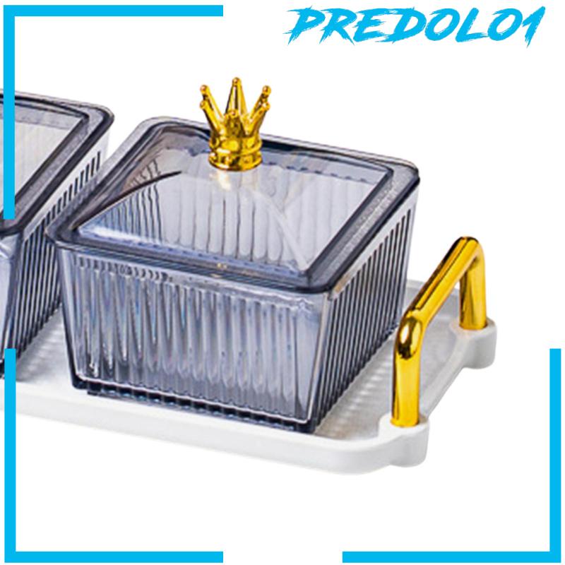 [Predolo1] Piring Saji Dengan Nampan Set Serving Platter Tempat Piring Bumbu Makanan Pesta