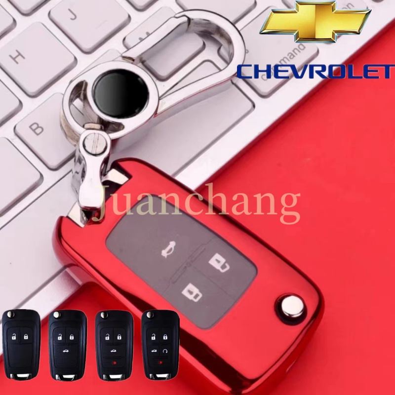 2per3 /4 /5Tombol TPU Penutup Kunci Mobil Untuk Chevrolet Cruze Aveo colorado Trax Sail Malibu Captiva Opel Vauxhall Astra J Corsa Insignia Remote Flip key cover Cas keychain Aksesoris