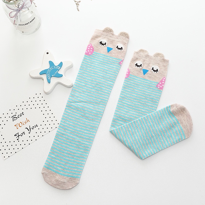 BOBOHO - KAOS KAKI BAYI PANJANG KARAKTER HEWAN KAOS KAKI ANAK PEREMPUAN LAKI LAKI MOTIF ANIMAL LUCU PART 2