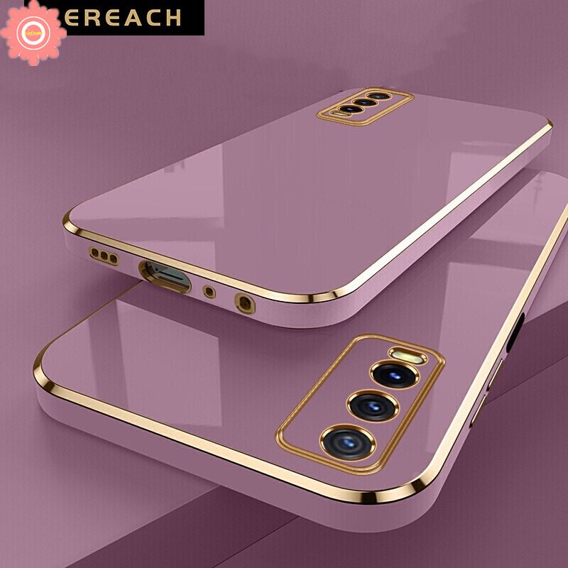 Case Untuk Realme C25 C12 C35 C31 C17 C11 C25s Realme5 10 9i 7i 5i 5s 6i 6 8i 6s 8 9 Pro C21Y C25Y C21 C20 C20A C30 C33 C30s C1 C2 Mewah Halus Electroplate Plating Soft Cover