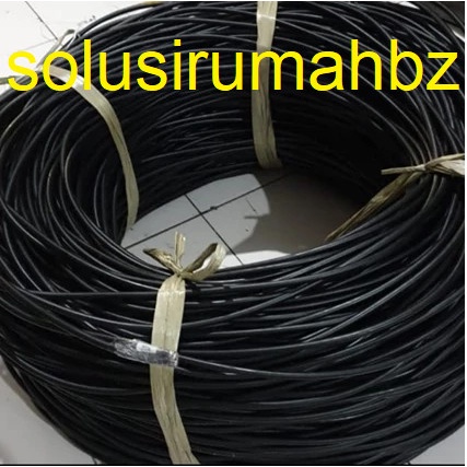 permeter KABEL PLN 2X10 TWIST PLN PJU TWIS HITAM LISTRIK twisted sr