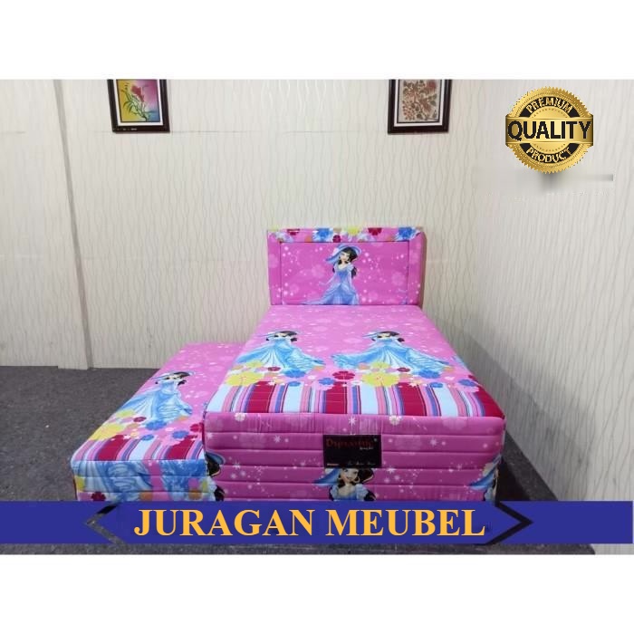 Bedsorong kasur sorong springbed anak motif PRINCES uk 100/120 MATRACO - 100X200