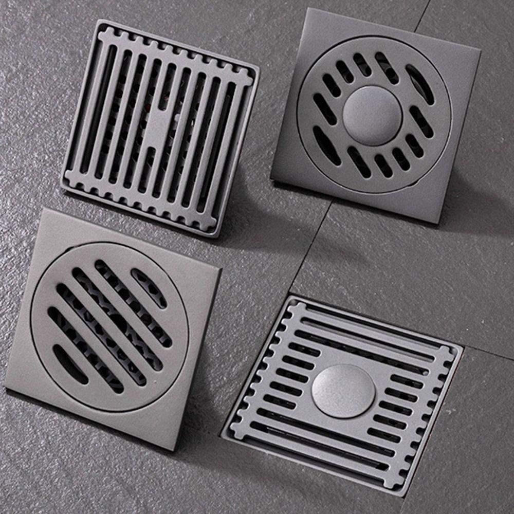 Populer Shower Floor Drain Stainless steel Pencegah Arus Balik Sikat Saringan Rambut Limbah Floor Drain