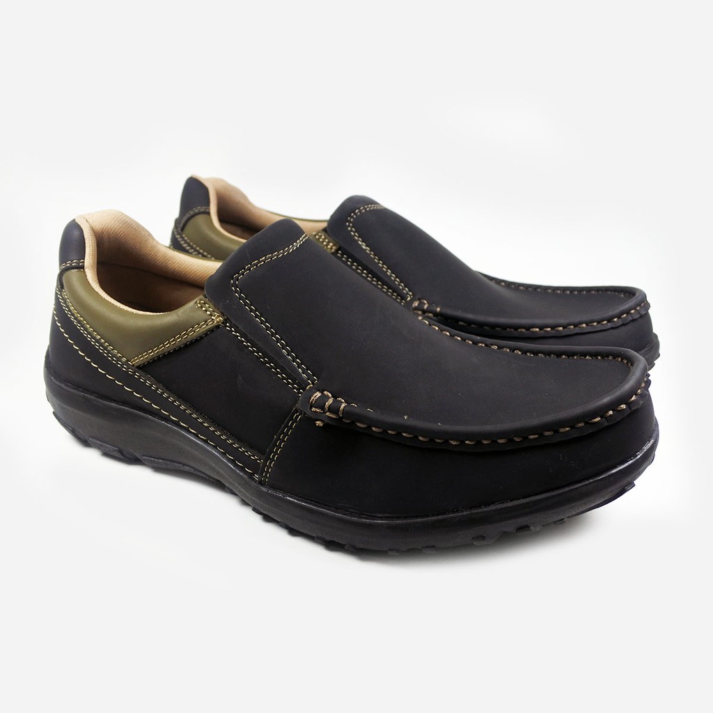 Mascotte CAYDEN | Sepatu Slip On Pria 992.101 [ Hitam dan Cokelat ]RAMAYANA JAKTIM