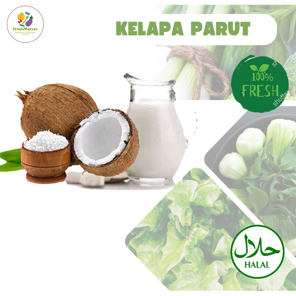 

Kelapa Parut Santan Segar 1 Kg Freshmarketlampung