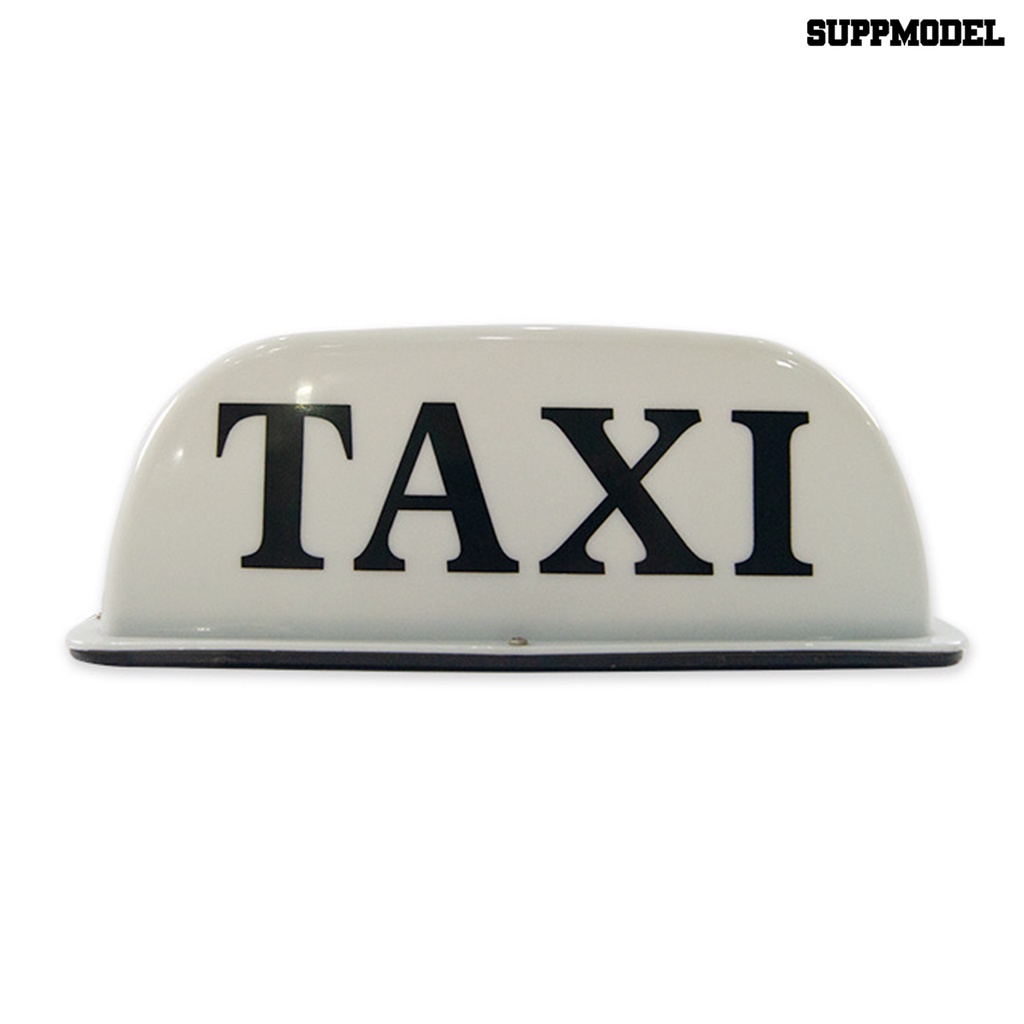 [SM Otomatis] 12V Taxi Roof Light Universal Long Life Waterproof ic Glowing Taxi Cab Sign Roof Top Topper Light Aksesori Kendaraan