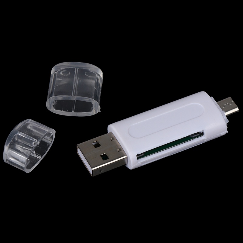 Gentlehappy al otg usb 2.0 Adaptor memory card reader Untuk Handphone tf t-flash id