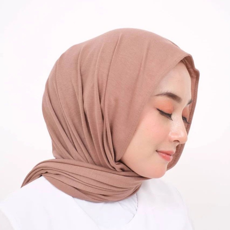 Pashmina Kaos Pashmina Jersey Flowy / Hijab Pashmina Mleyot Jersey Premium