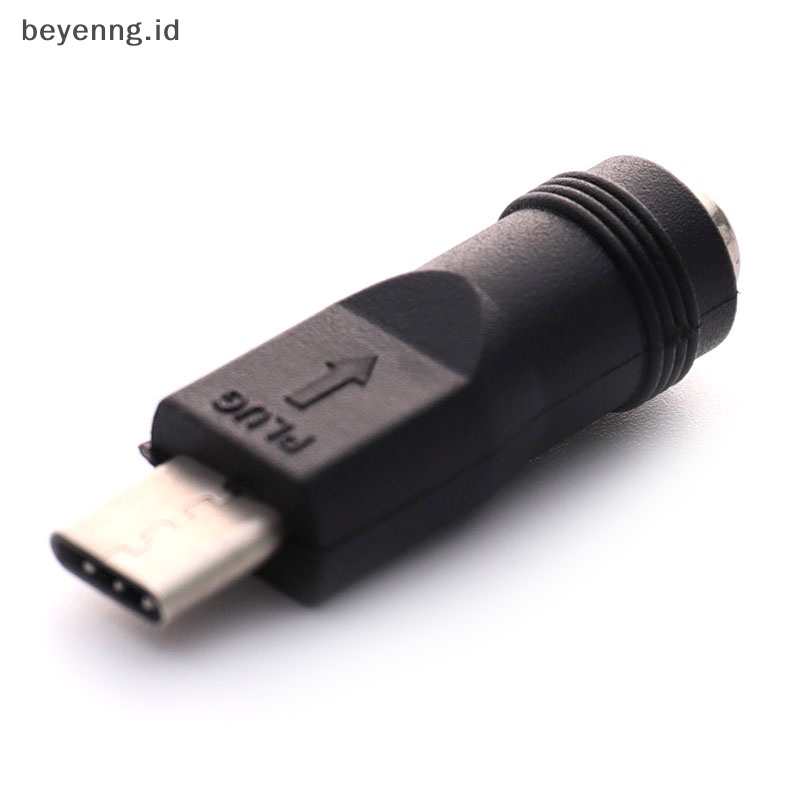 Beyen DC Power Adapter Converter 5.5x2.1mm Female Jack to USB Tipe C Male Connector ID