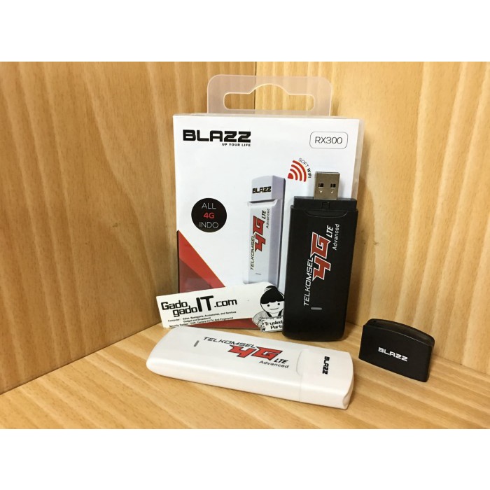 USB MODEM BLAZZ RX300 Speed 4G LTE UNLOCK (UNLOCK ALL OPERATORS GSM) - Hitam