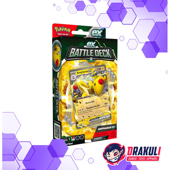 TCG Pokemon Ex Battle Deck - Ampharos Ex
