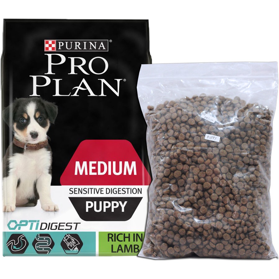 Pro Plan Pencernaan Bermasalah Sensitif Digestion medium puppy Lam 1Kg