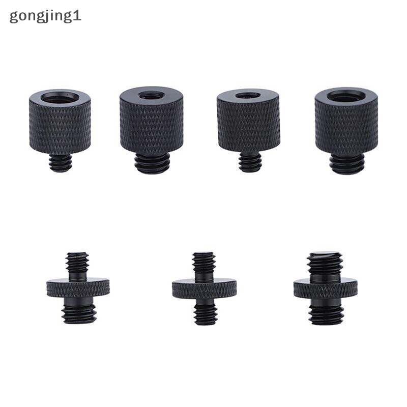 Adaptor Dudukan Sekrup Drat GGG 3per8 &quot;Ke 1per4&quot; Male to Female Plat Tripod Screw Mount ID