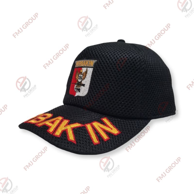 Topi PERBAKIN / Topi Tactical Doublemesh Bordir Logo PERBAKIN / Topi Jaring PERBAKIN Indonesia