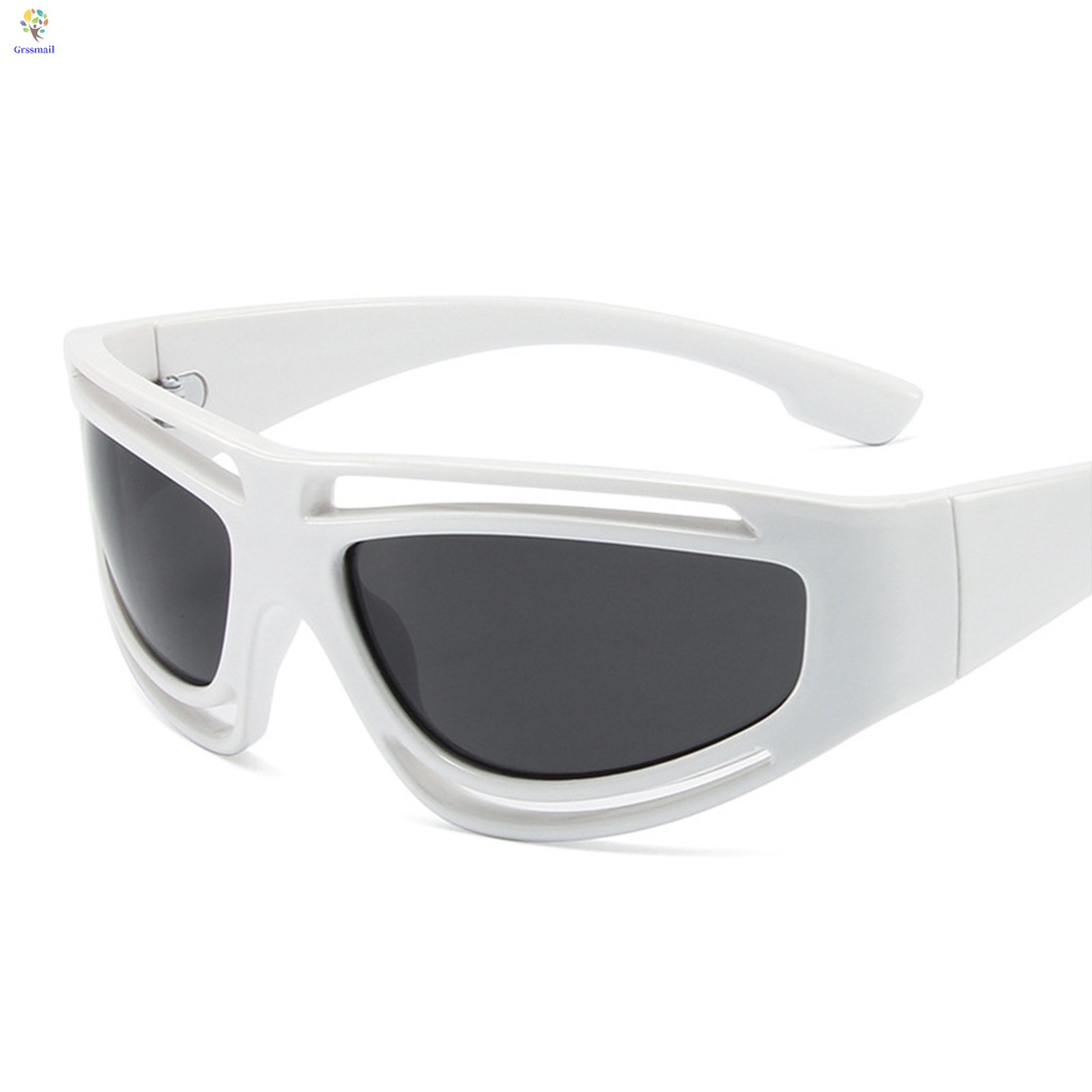 Kacamata Sport Keren Wanita Pria Frame Unik Clear Vision Sunglasses