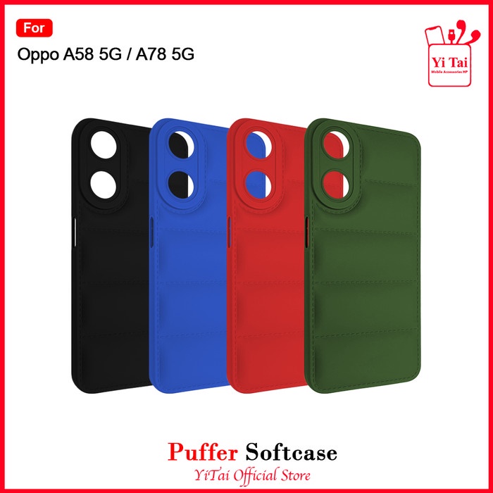 YITAI-YC29 Puffer Case Oppo A58 5G Oppo A78 5G Yitai Indonesia