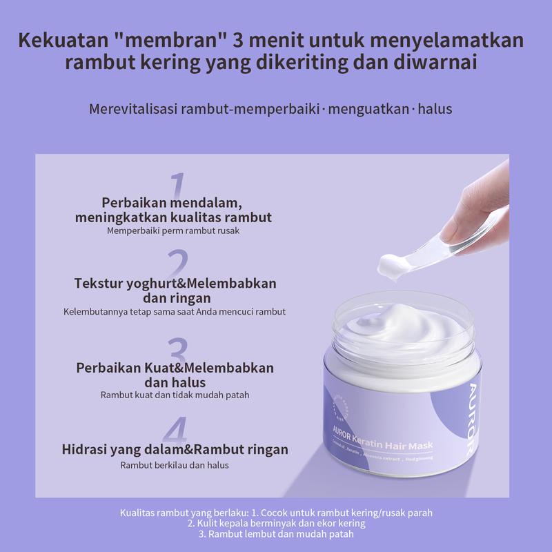 Masker Rambut-Rambut Mengkilap,Memperbaiki Rambut Rusak,wangi yang tahan lama,hair care