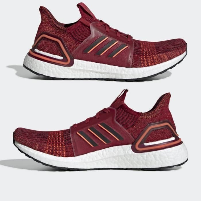 Sepatu Adidas Ultraboost 19 Active Maroon Original