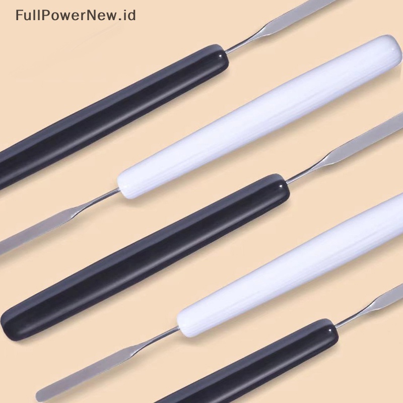 Power 1Pc Spatula Kuku Pengambil Sendok Gel Mix Stik Stiring Rod Manicure Tool ID