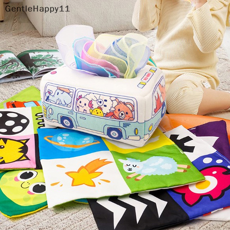 Gentlehappy Montessori Toys Magic Tissue Box Bayi Edukasi Belajar Aktivitas Sensory Toy id