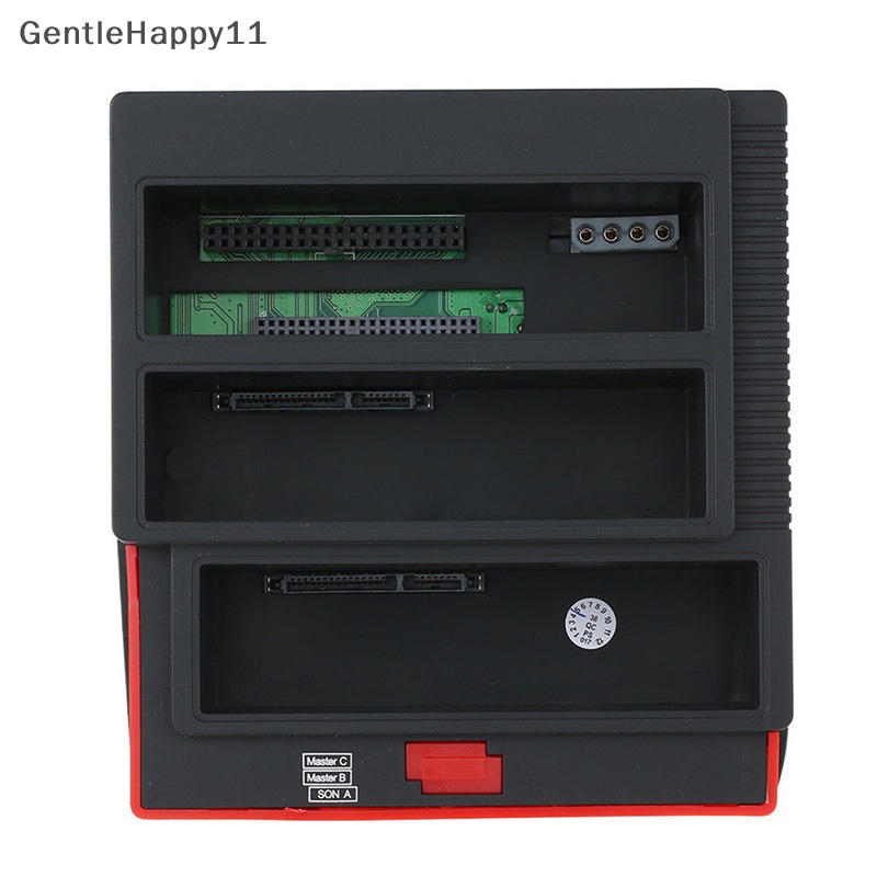 Gentlehappy External Triple SATA IDE HDD Docking Station Hardisk 2.5 ''/ 3.5'' Card Reader id