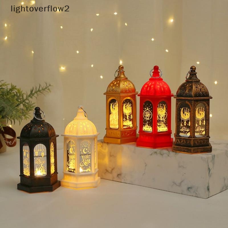 [lightoverflow2] Eid Mubarak Lampu String LED Dekorasi Ramadhan Untuk Rumah Decor Muslim Islami [ID]