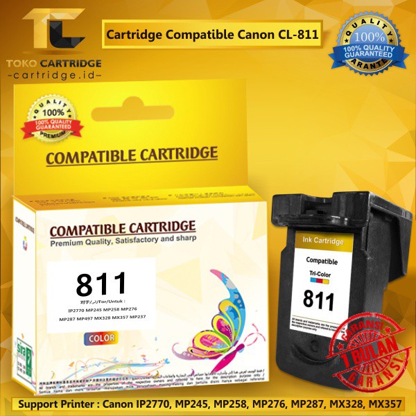 Cartridge Recycle Canon CL811 Color New Printer MX426 MX416 MX366 MX357 MX347 MX338 MX328 MP497 MP4