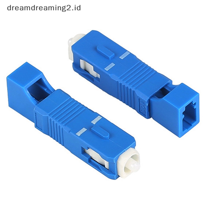 (drea) Konverter Adapter Optik Hybrid Fiber Optik SC Male to LC Female Single Mode//