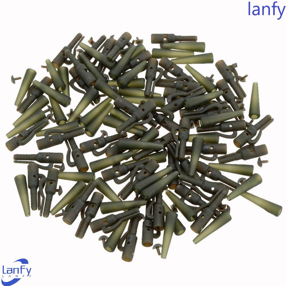 Lanfy Klip Timah Aksesoris Memancing Ikan Gurame Carp Rig 50pcs Terminal Pancing