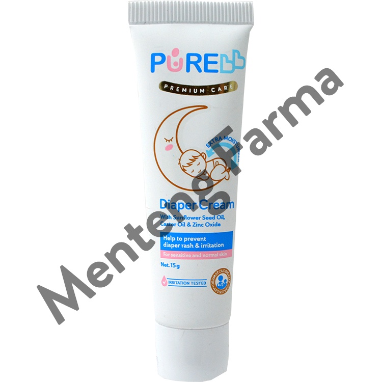 Pure Baby Diaper Cream 15 Gram - Krim Pelindung Kulit Bayi Area