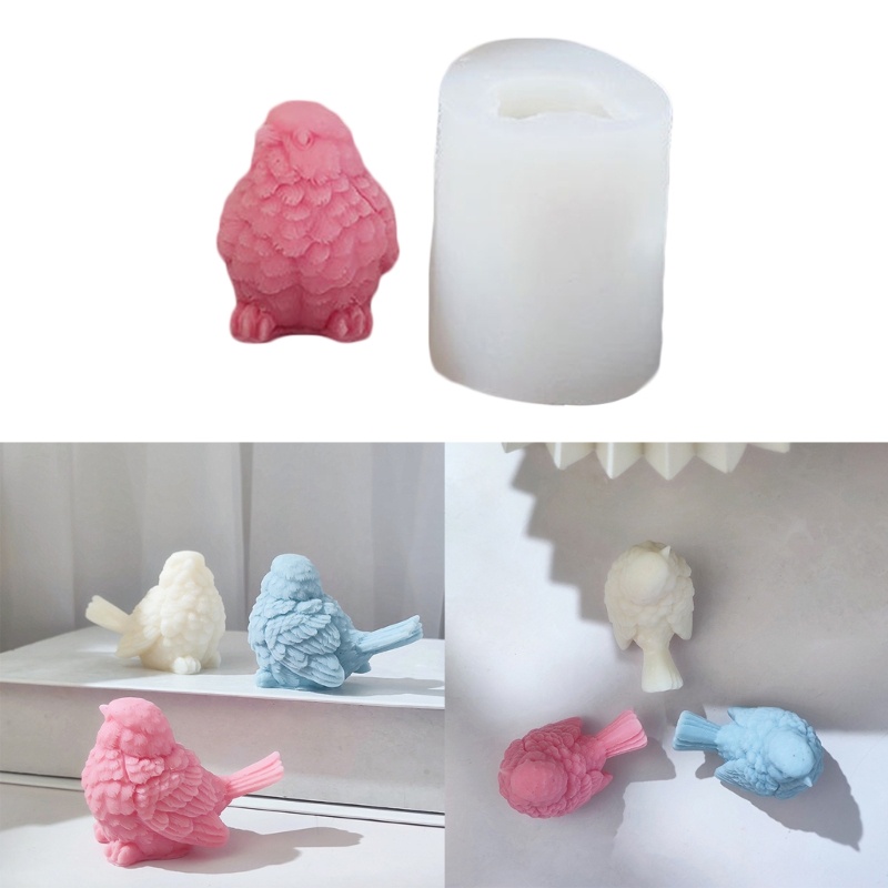 Siy Alat Pembuat Cetakan Silikon Bentuk Nestling 3D DIY Moulds Ornaments