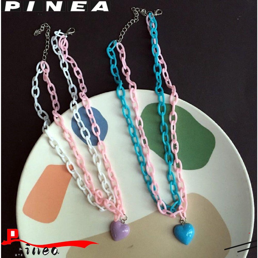 Nanas 1pc Liontin Hati Trendy Fashion Accesories Pesta Perhiasan Kepribadian Untuk Wanita|Chokers