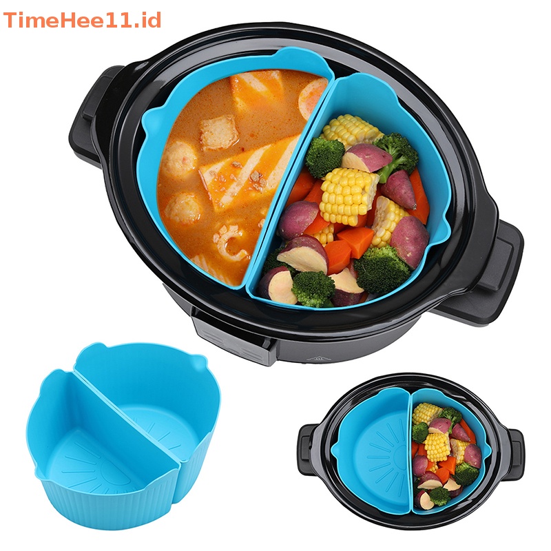 Timehee Cooker Divider Liner Fit8/6Qt Sekat Silikon Reusable &amp; Anti Bocor ID