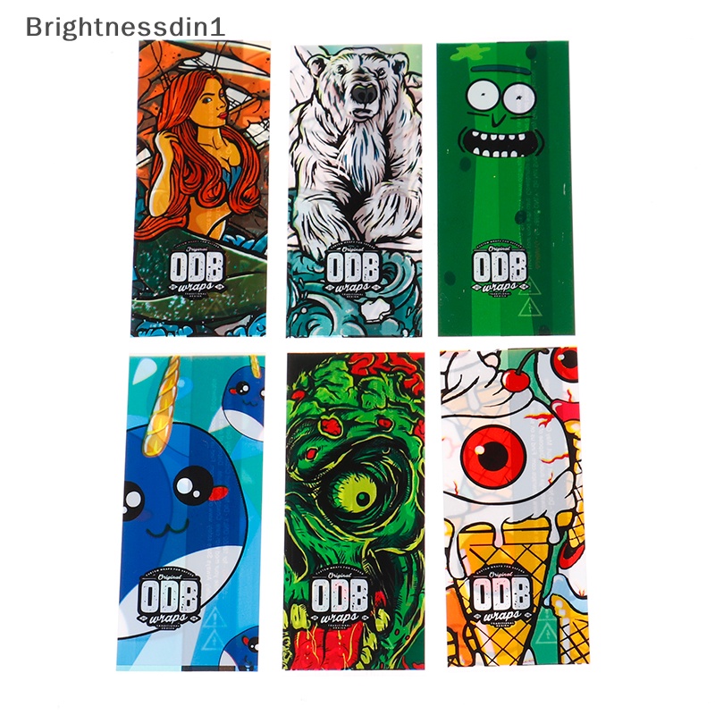 [Brightnessdin1] 5pcs Pack 18650bungkus21700stiker Lithium Heat Shrink Insualtor Sleeves Boutique