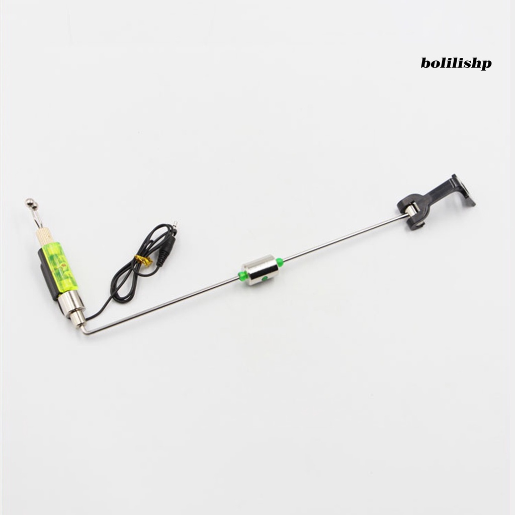 Bo-fishing Bite Alarm Kekuatan Tinggi Tahan Air Indikator Sinyal Sensitif Alarm Pancing Logam LED Indikator Gigit Pancing Laut