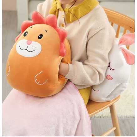 Boneka bantal selimut Balmut Boneka