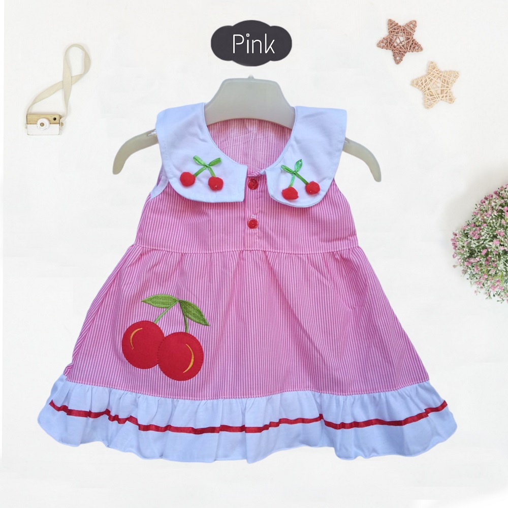 Gaun Pesta Kondangan Bayi Perempuan Model Terbaru Import Dress Baby Cewek Model Kekinian