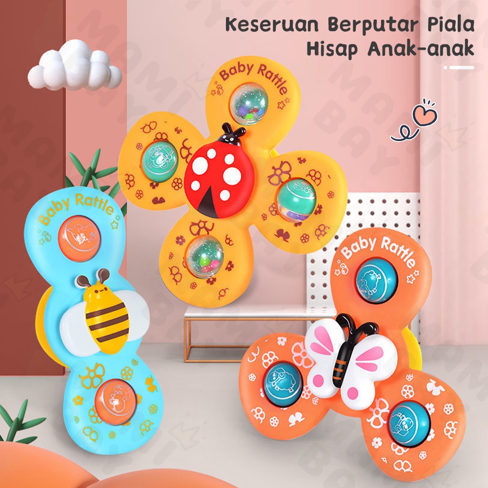 Mamibayi Fidget Spinner Bayi Model Heawn Lucu Mainan Edukasi Dini Bayi Mainan Sensori Motorik Anak