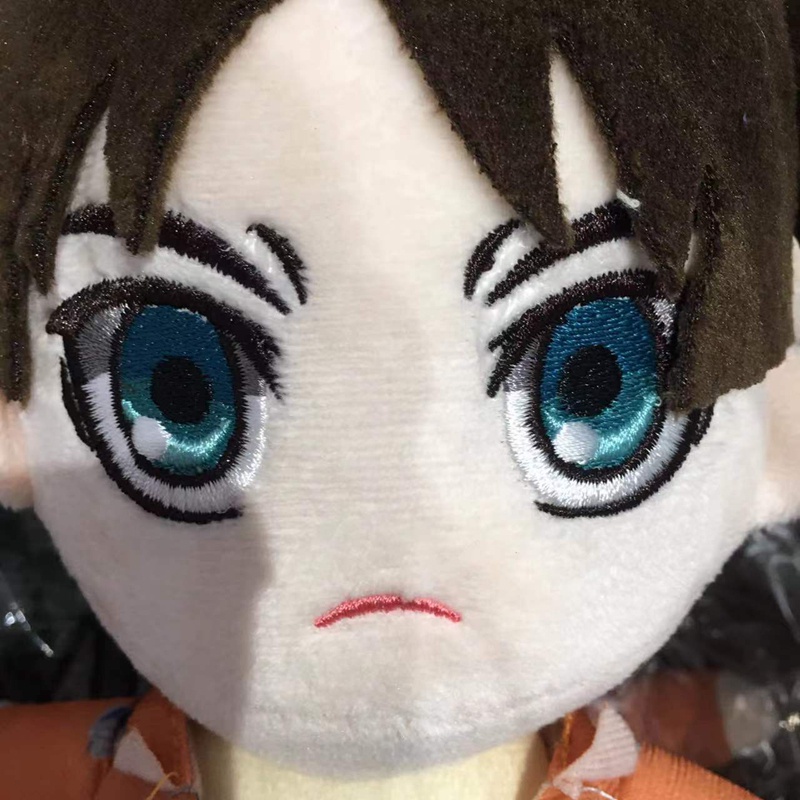 Attack on Titan Lucu Boneka Mewah Anime Figure Mainan Ackerman Boneka Lembut Hadiah Anak Levi Ackerman Boneka Mainan