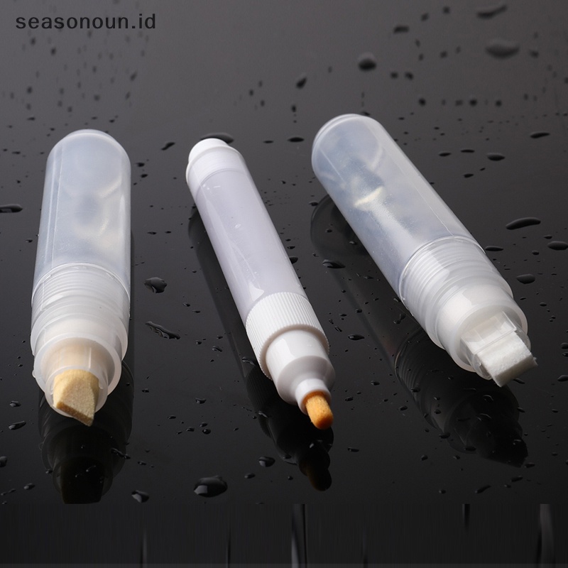 Seasonoun Plastik Kosong Pen Rod 5mm 8mm 10mm Barel Tabung Cair Kapur Spidol Cat.