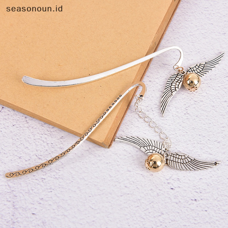 Seasonoun Gold Hadiah Terbaik Untuk Pembaca Bookmark Harry Bookmark Charm Bookmark Alat Tulis Sekolah.