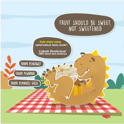 Dinolicious Pear Chip 15g