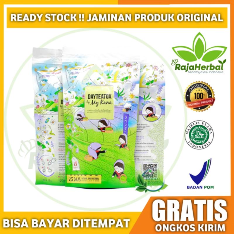 

(BHJ)Day Teatox By My Kana - Kana Day Teatox Teh Diet Detox Slimming