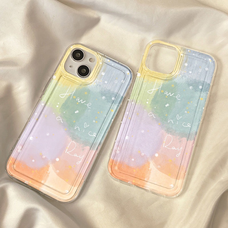 Casing Warna Gradasi Untuk Vivo Y11 Y12 Y15 Y17 Y12S Y12A Y20 Y20S Y21 Y21A Y21G Y21S Y33 Y33S Y33T Y3S Y90 Y91 Y91C Y91i Y95 Y70 Y1S V21 V255G X8 Lite Airbag Shockproof Cover